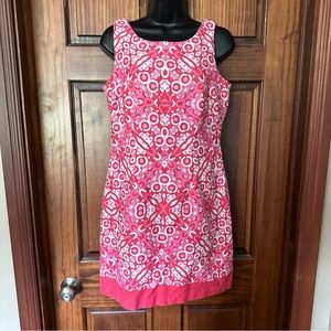 Just… Taylor Pink Printed Dress Size 10